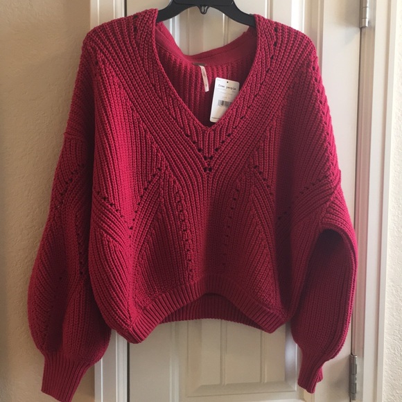Free People All Day Long V-Neck Sweater - Picture 6 of 6